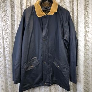 Banana Republic Blue Polyvinyl Raincoat